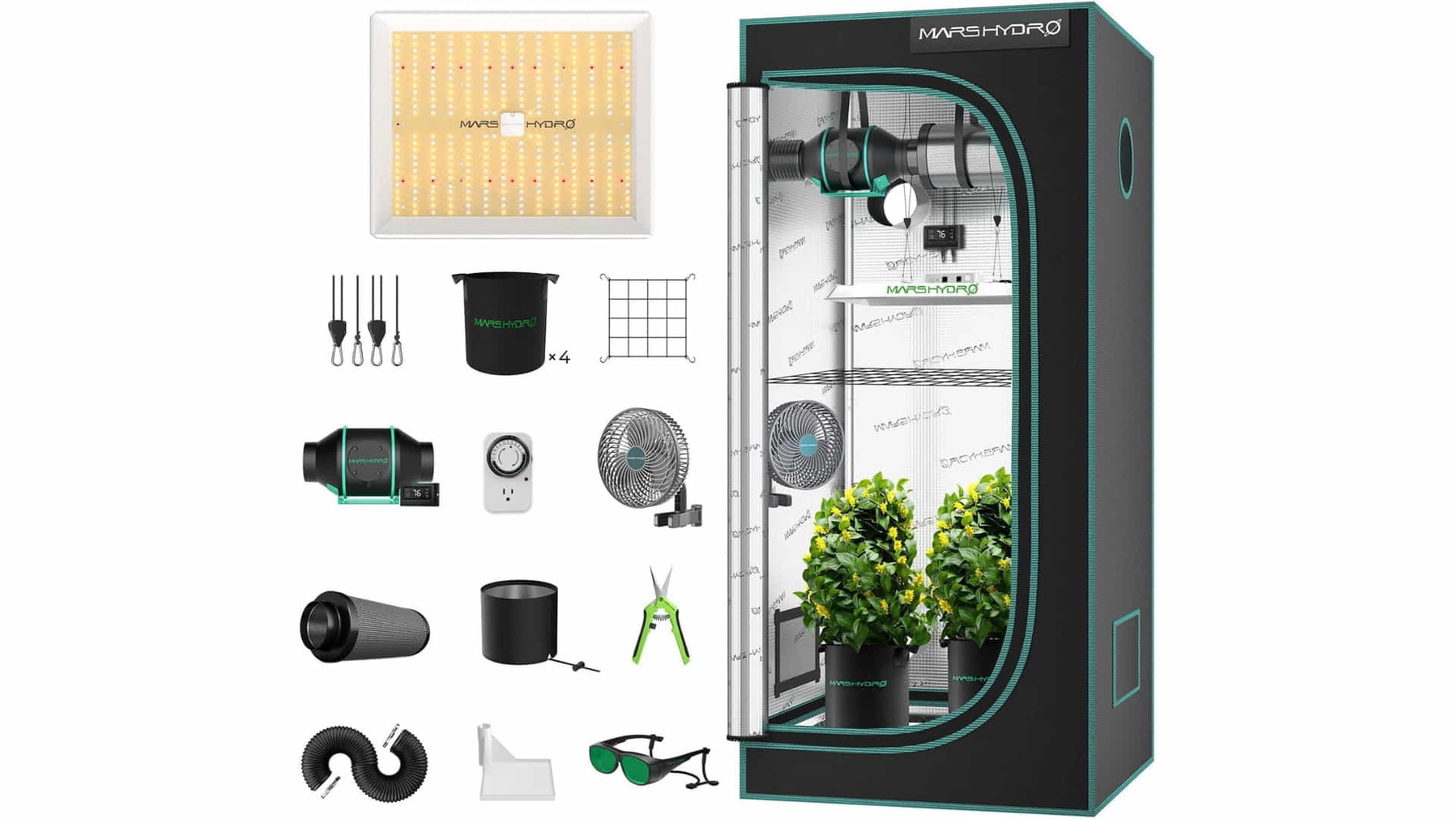Der MARS HYDRO TS1000 Growzelt Set: Das ultimative Wachstumsset für Indoor-Pflanzenzüchter