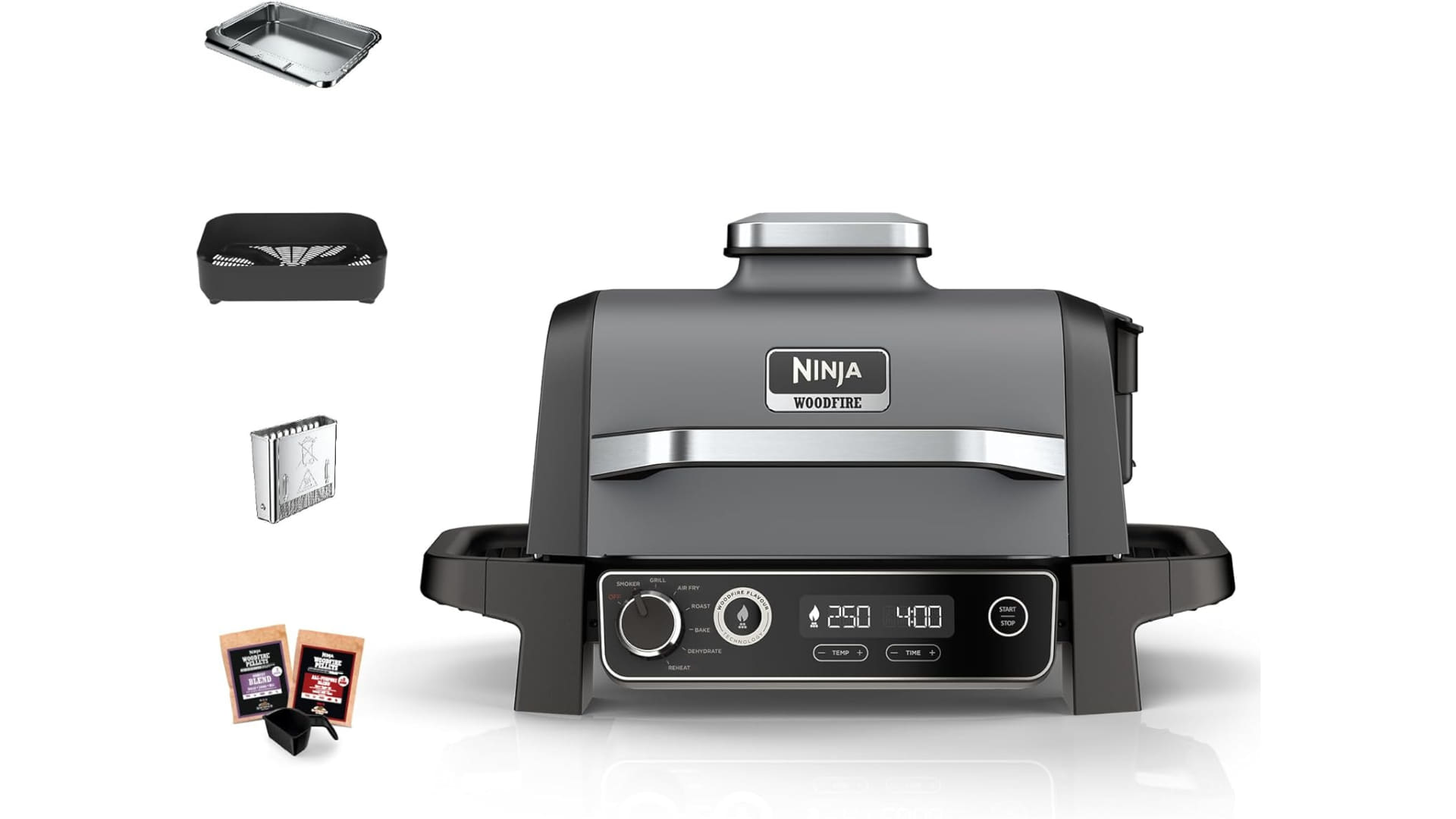 صورة لـ Ninja Woodfire Elektrogrill: Ideal für Camping und Outdoor-Fans