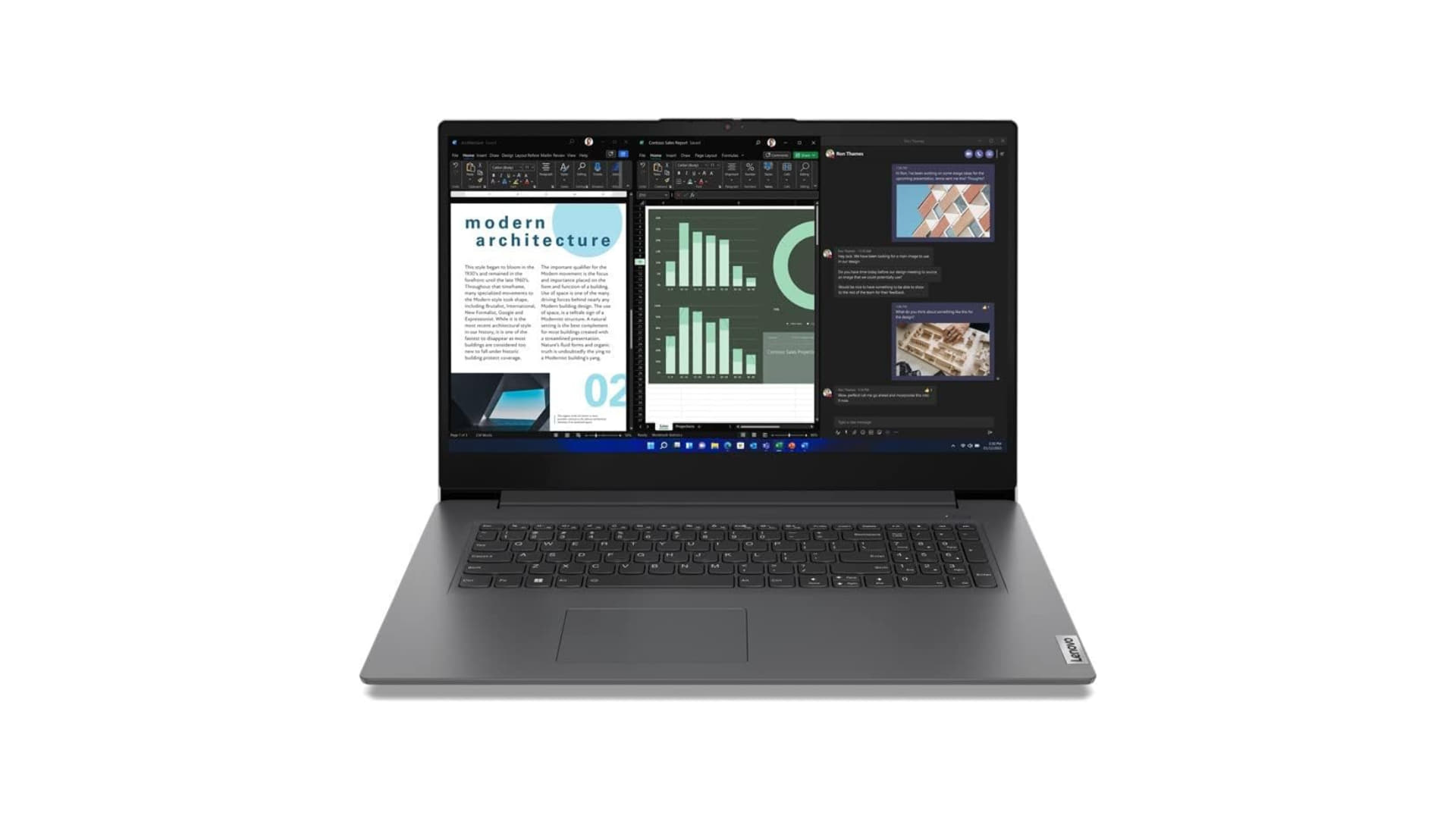 Lenovo i7 17,3 Zoll Notebook: Leistungsstarkes Arbeiten mit beeindruckendem Display