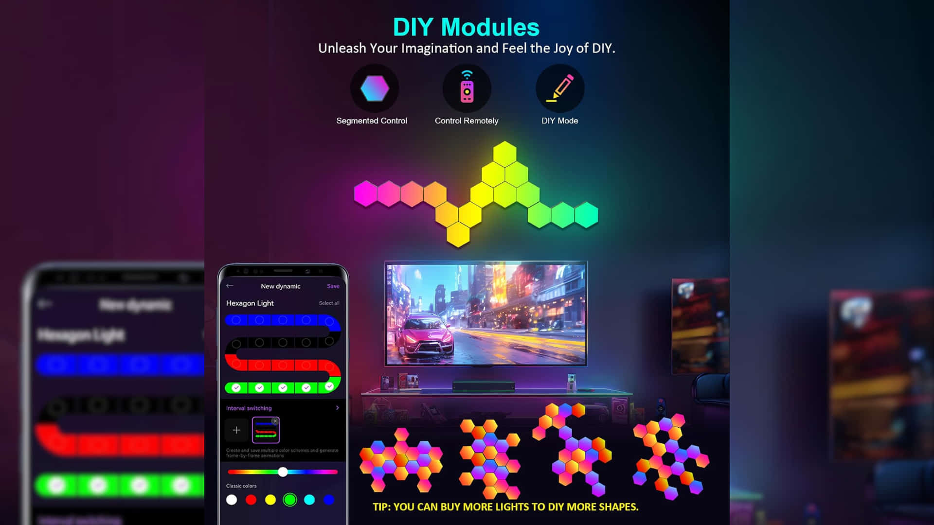 Innovative Funktionen und vielseitiges Design der Kangtaixin LED Sechseck Gaming Wandleuchte