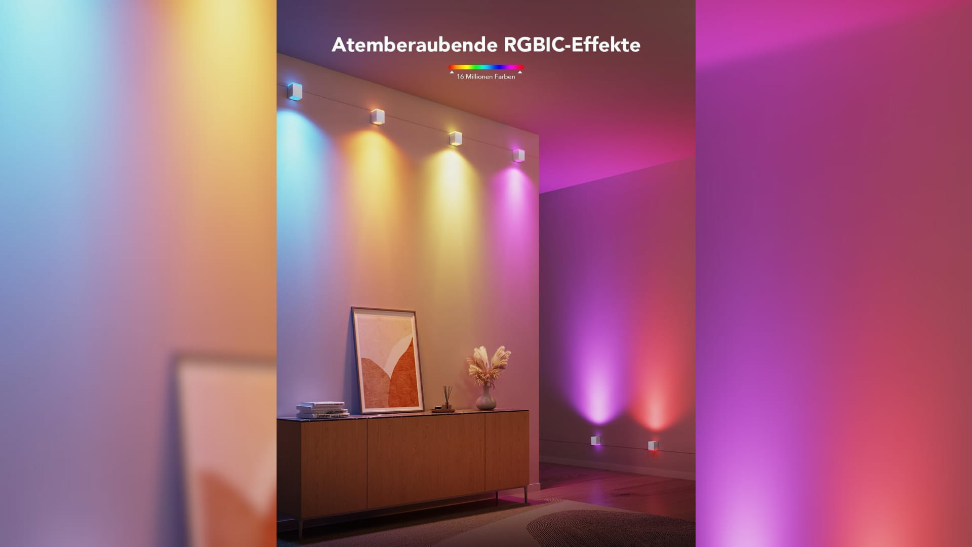 Vielseitige Funktionen und modernes Design der Govee RGBIC LED Wandleuchte
