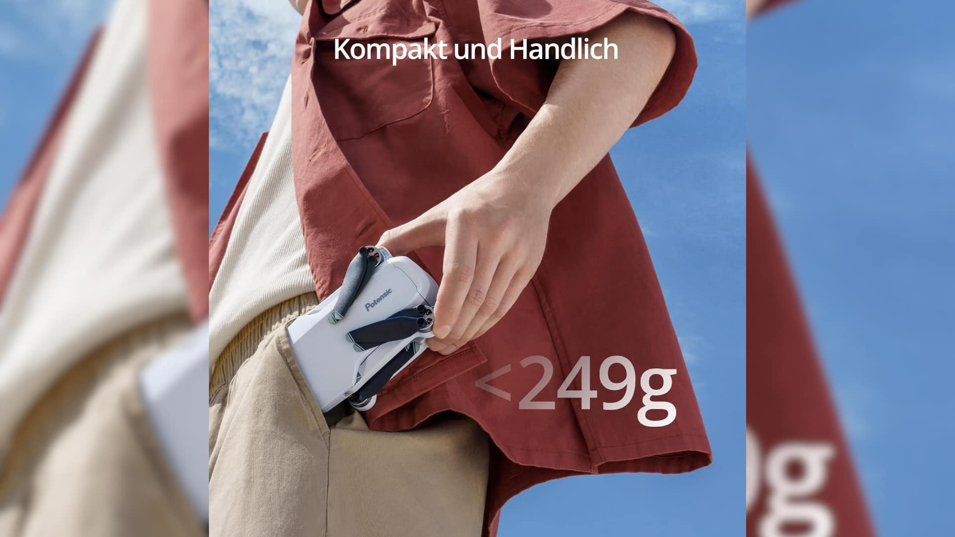 Erweiterte Funktionen und intelligente Flugmodi der Potensic ATOM 4K GPS Drohne