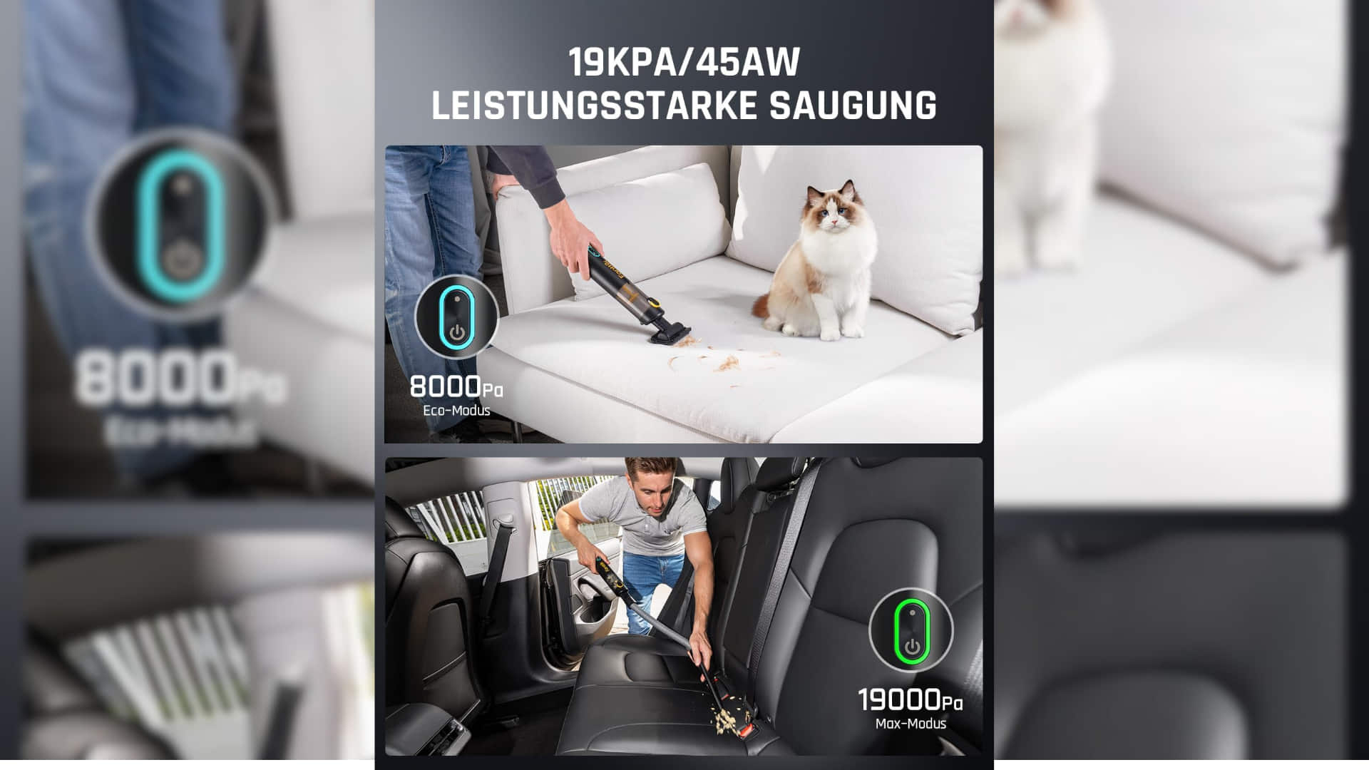 Fanttik Slim V8 Apex bei der Reinigung